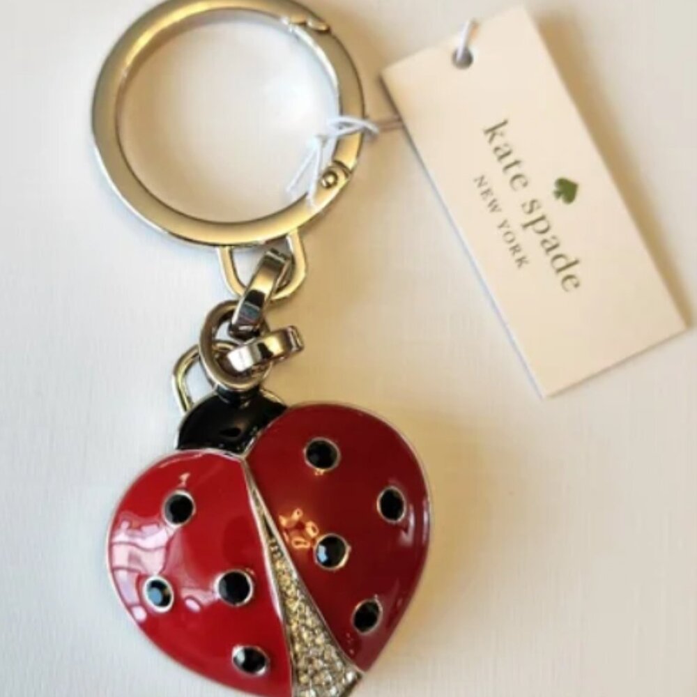 NWT Kate Spade Ladybug Keychain